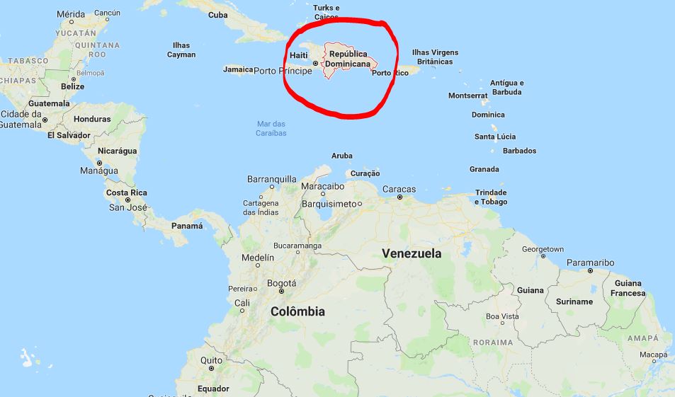 Mapa-Republica Dominicana